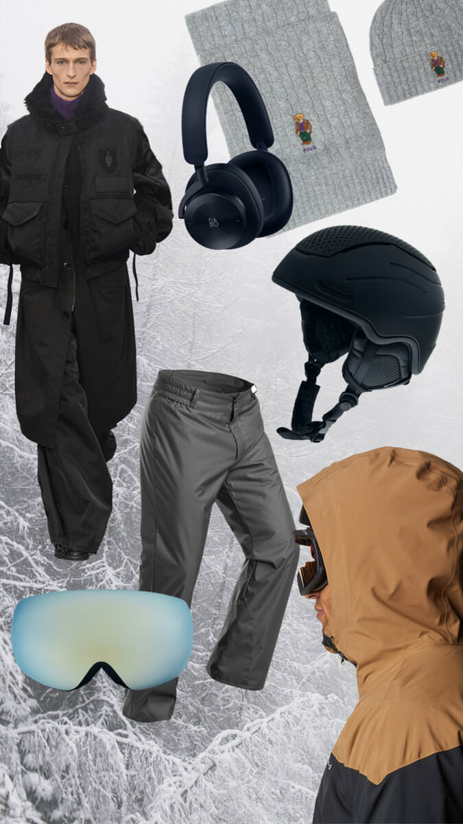Kulaklık: Bang & Olufsen Ceket: Columbia, 23.000 TLPantolon: Decathlon, 850 TLAtkı&Bere: Polo Ralph Lauren Gözlük: Zara Ski Collection, 1.990 TLKask: Zara Ski Collection, 3.190 TL