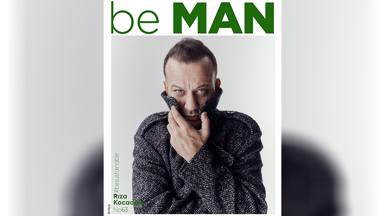 be MAN Magazine Kasım Ayı Kapak Yıldızı Rıza Kocaoğlu