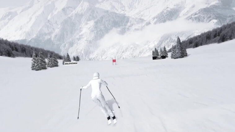 Balenciaga, İlk Skiwear Koleksiyonu için Bir Video Oyun Geliştirdi