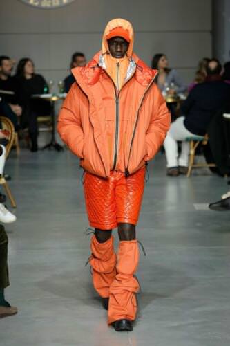K-Way Menswear Fashion Show Collection Fall Winter 2023, Runway look #0001 - Milan Fashion Week.
